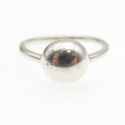 PANDORA 925 Sterling Silver Ball Ring Size 7.75