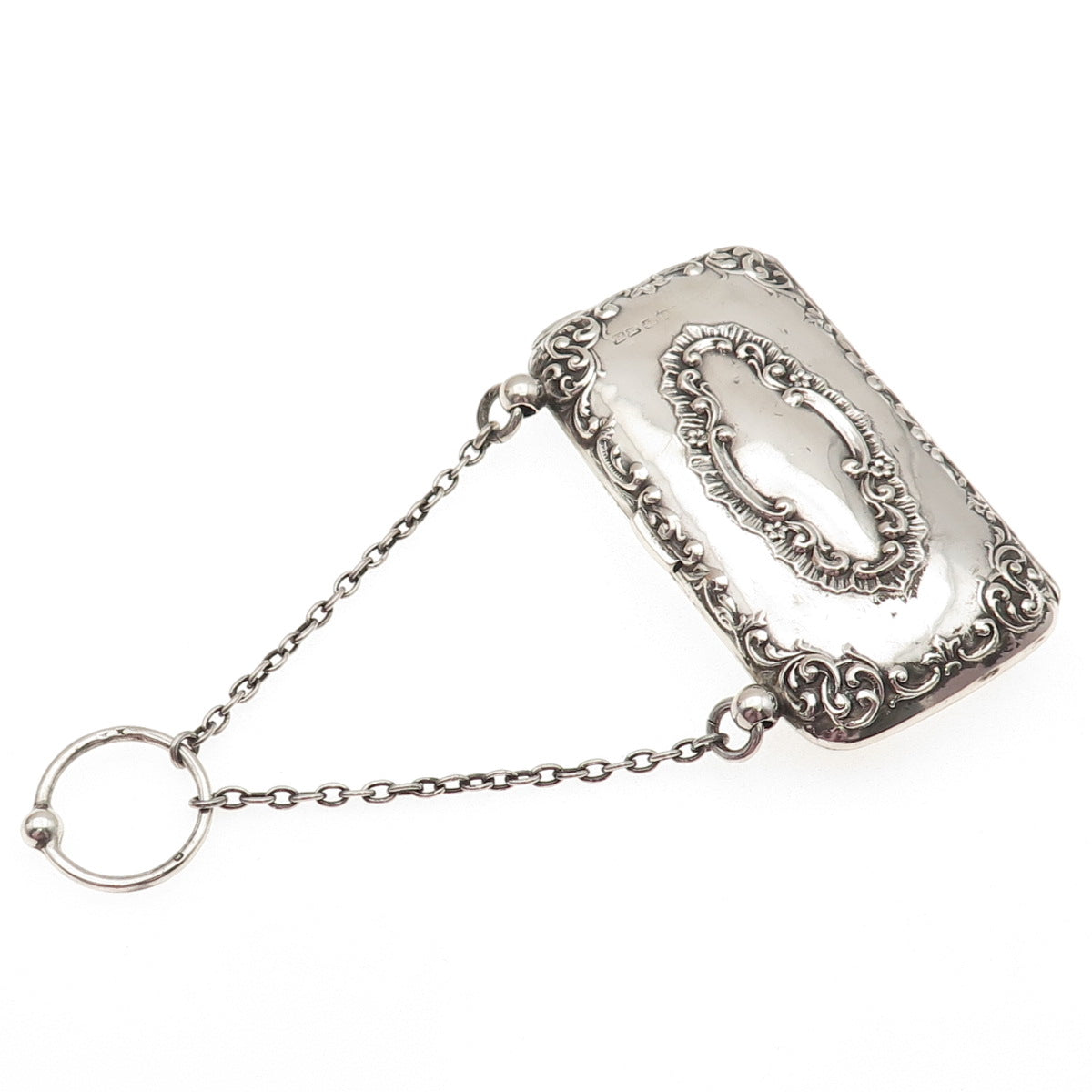 Henry Matthews 925 Sterling Silver Antique 1900s Chester Chatelaine Coin Purse