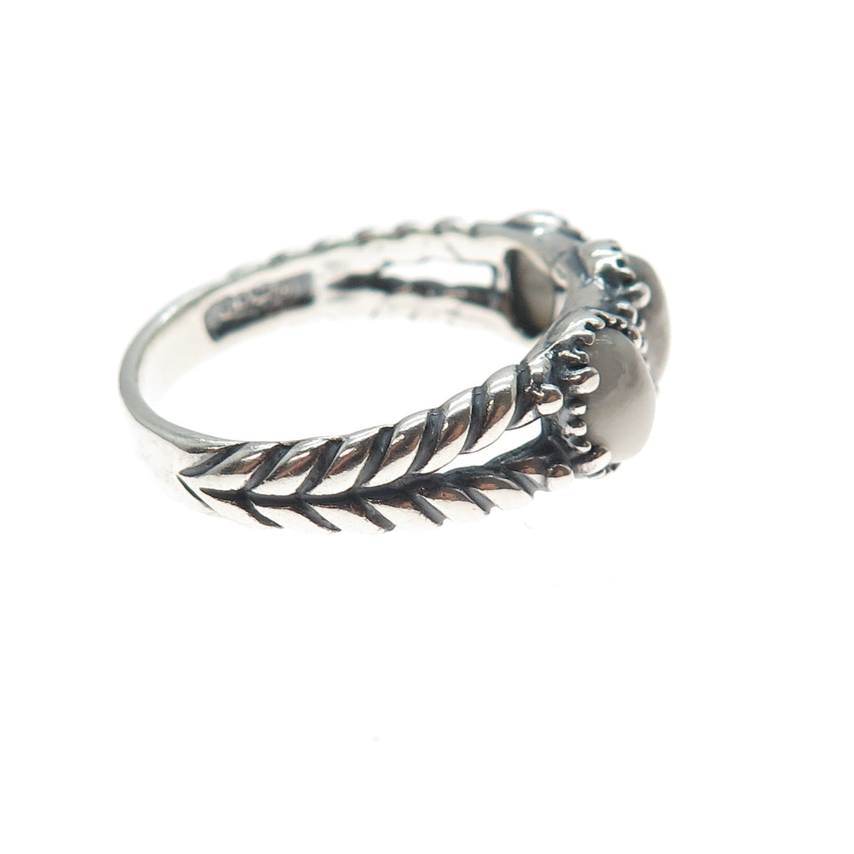 CAROLYN POLLACK American West Sterling Vintage Buffalo Turquoise Ring Size 9.25