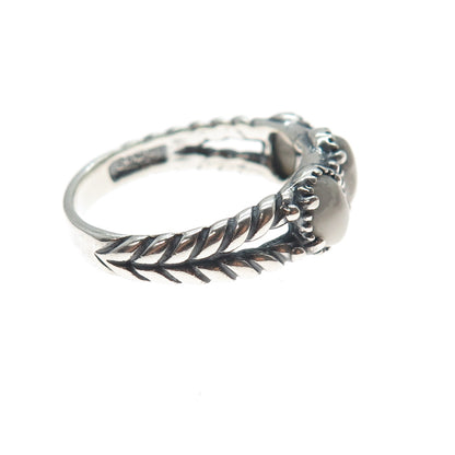 CAROLYN POLLACK American West Sterling Vintage Buffalo Turquoise Ring Size 9.25