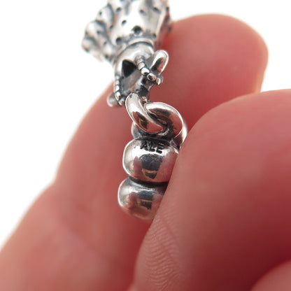 Pandora 925 Sterling Silver Party Girl Dress Dangle Charm