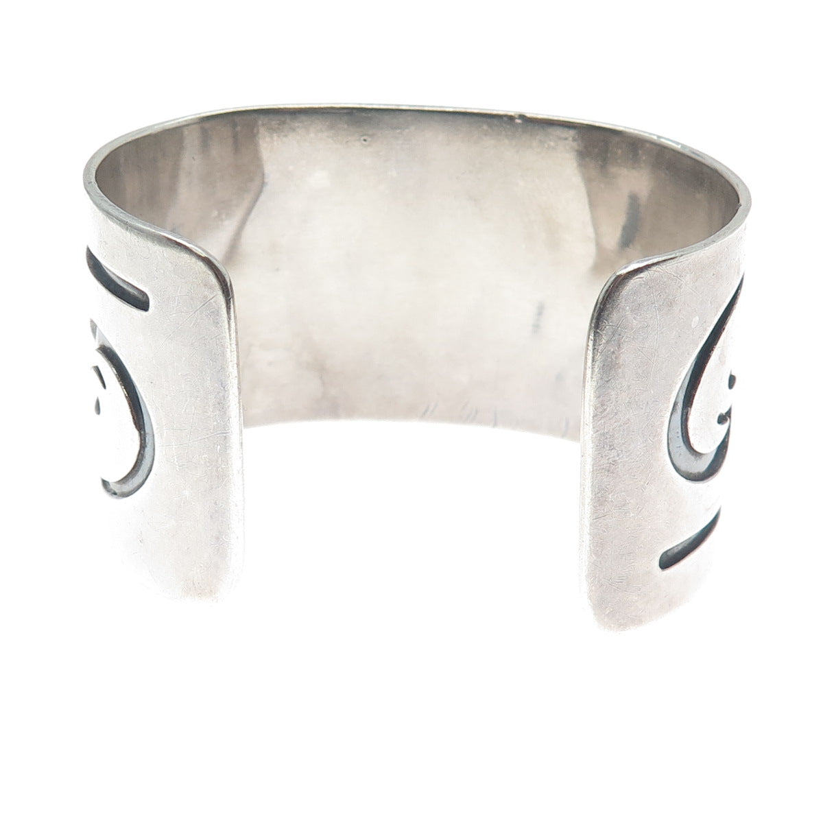 Old Pawn Hopi 925 Sterling Silver Vintage Southwestern Adjustable Bracelet 6.5"