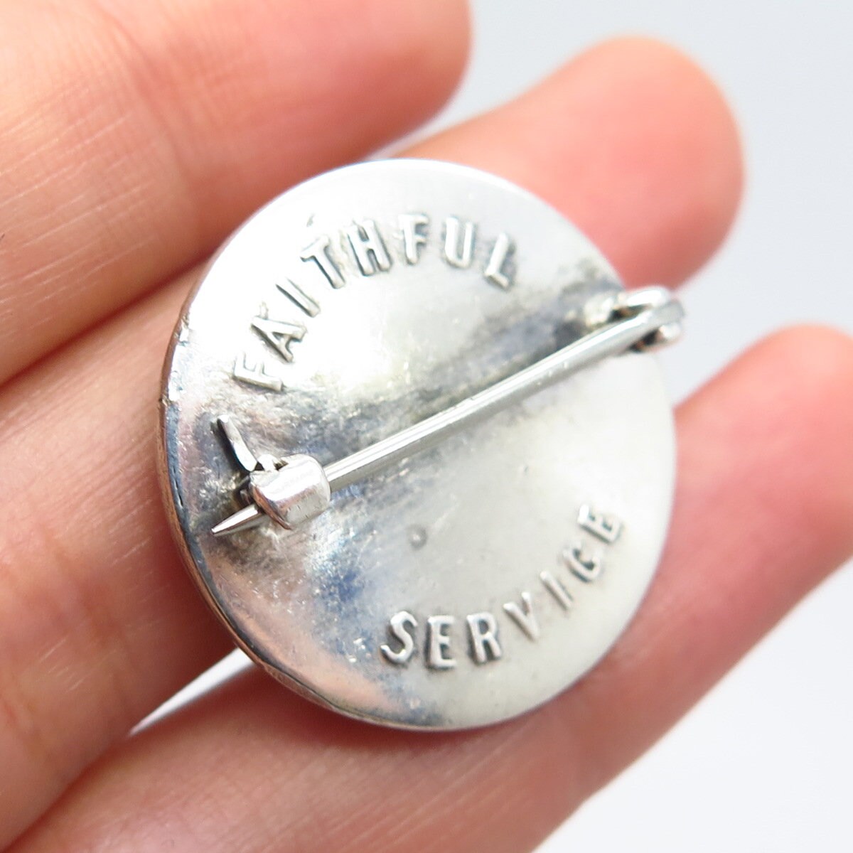 925 Sterling Silver Vintage Metropolitan Life Insurance Co. Pin Brooch