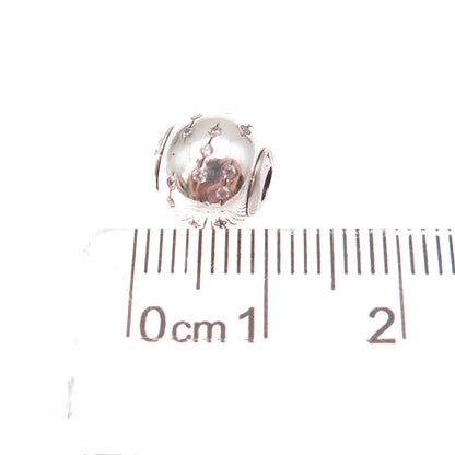 Pandora 925 Sterling Silver C Z Essence Collection Trust Slide Bead Charm