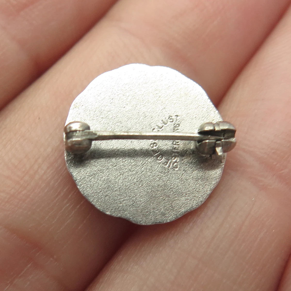 925 Sterling Silver Vintage Dieges & Clust "Uniformity Purity Efficacy" Brooch