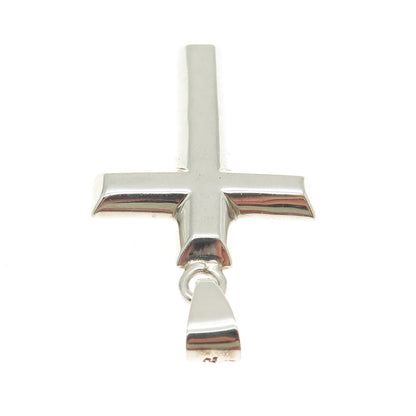 925 Sterling Silver Vintage Mexico Cross Pendant