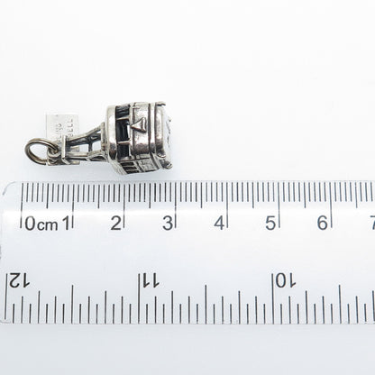 BELL TRADING 925 Sterling Silver Vintage Sandia Peak Tramway 3D Charm Pendant