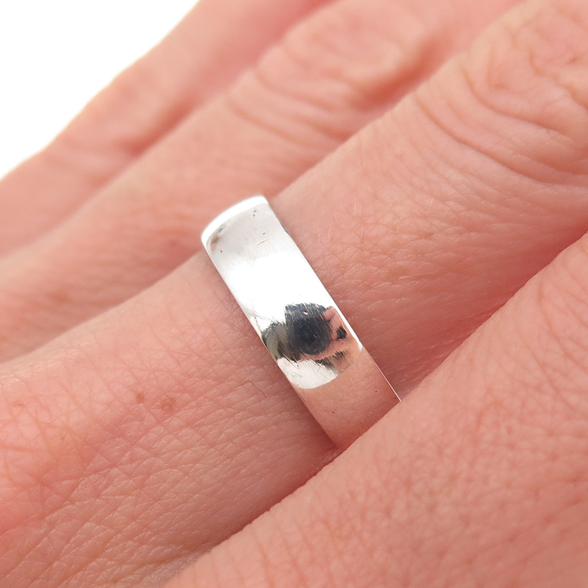 900 Silver Antique 1944 Washington Quarter Dollar Coin Band Ring Size 7
