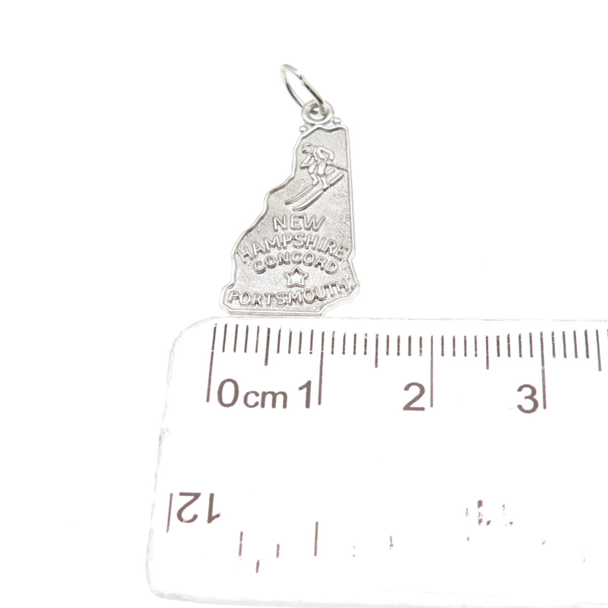 Mark Mercy 925 Sterling Silver Vintage New Hampshire Charm Pendant
