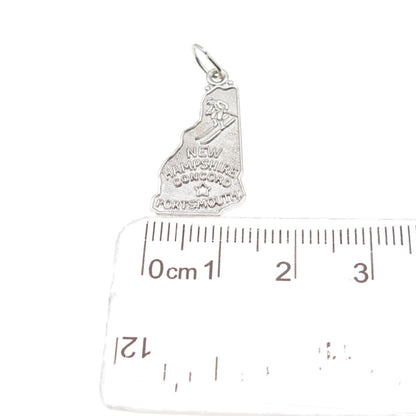 Mark Mercy 925 Sterling Silver Vintage New Hampshire Charm Pendant