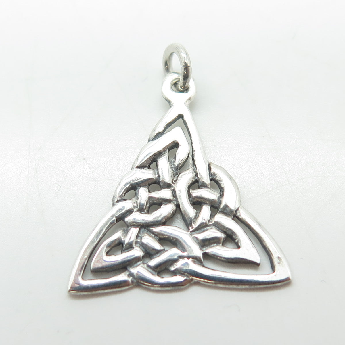 PSCL Peter Stone 925 Sterling Silver Vintage Celtic Trinity Knot Pendant