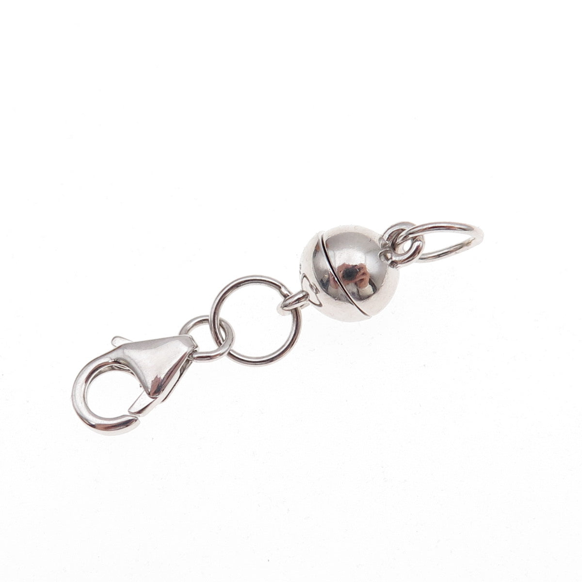 Seiden Gang 925 Sterling Silver Bracelet Necklace Lobster & Magnetic Lock Clasp