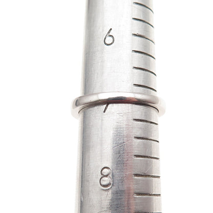 925 Sterling Silver Round-Cut C Z Half Eternity Band Ring Size 7