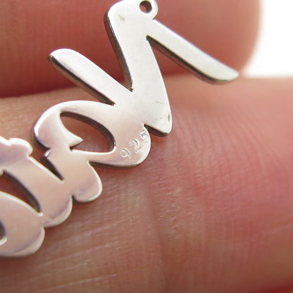 925 Sterling Silver "Natalie" Personalized Centerpiece Pendant