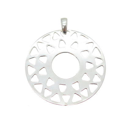 CHARLES WINSTON 925 Sterling Silver Vintage Italy Sun Symbol Charm Pendant