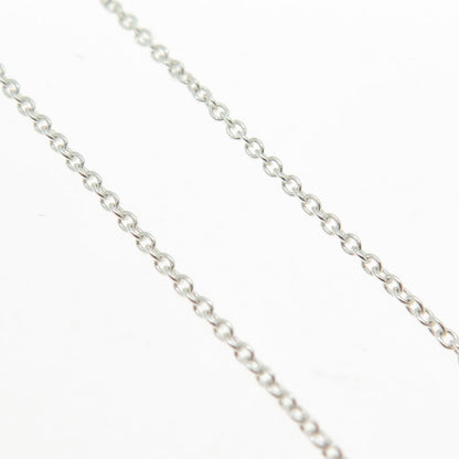 925 Sterling Silver Italy Cable Chain Necklace 16"