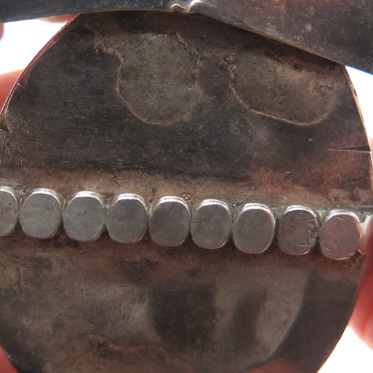 Old Pawn 925 Sterling Silver Vintage Bisbee Turquoise Adjustable Bracelet 6.25"