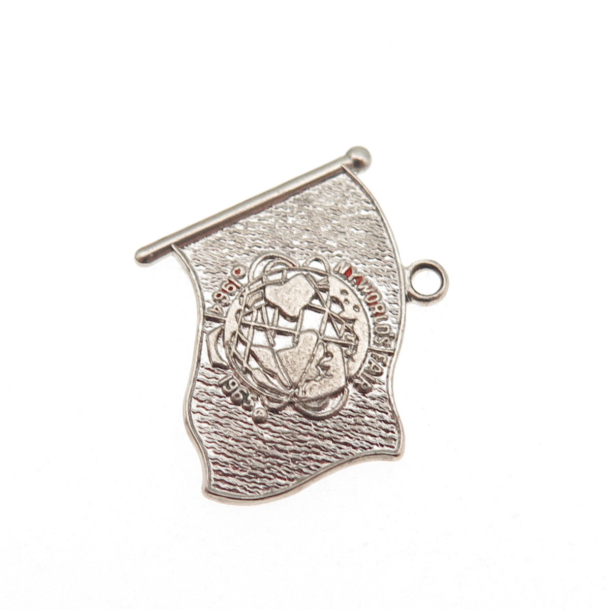 Elco Sterling Silver Vintage 1964-65 New York World's Fair Mini Charm Pendant
