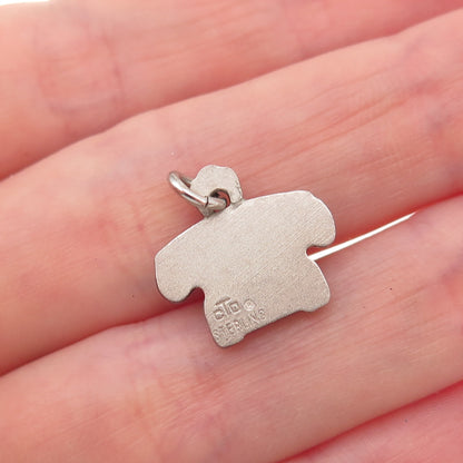 O.C. Tanner Sterling Silver Antique Art Deco Retro Rotary Phone Charm Pendant