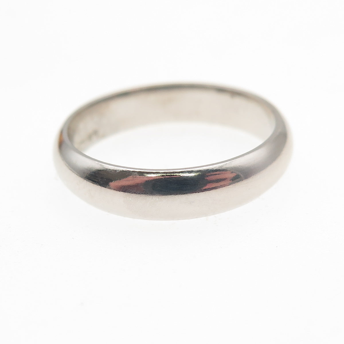 925 Sterling Silver Vintage Classic Wedding Band Ring Size 6.25
