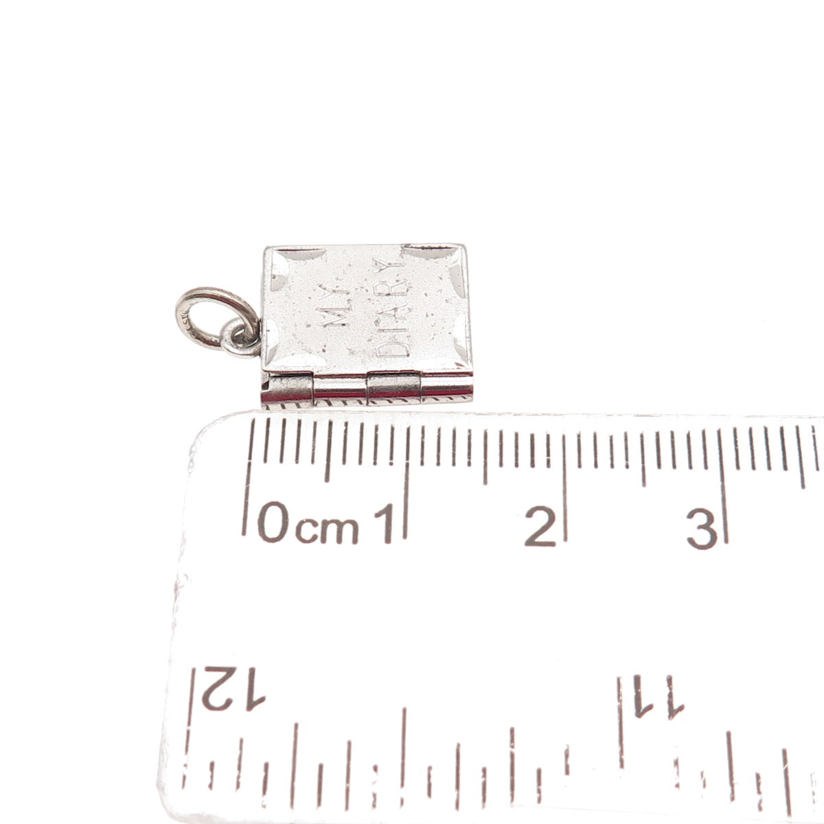 DANECRAFT 925 Sterling Silver Vintage My Dairy Locket Mini Charm Pendant