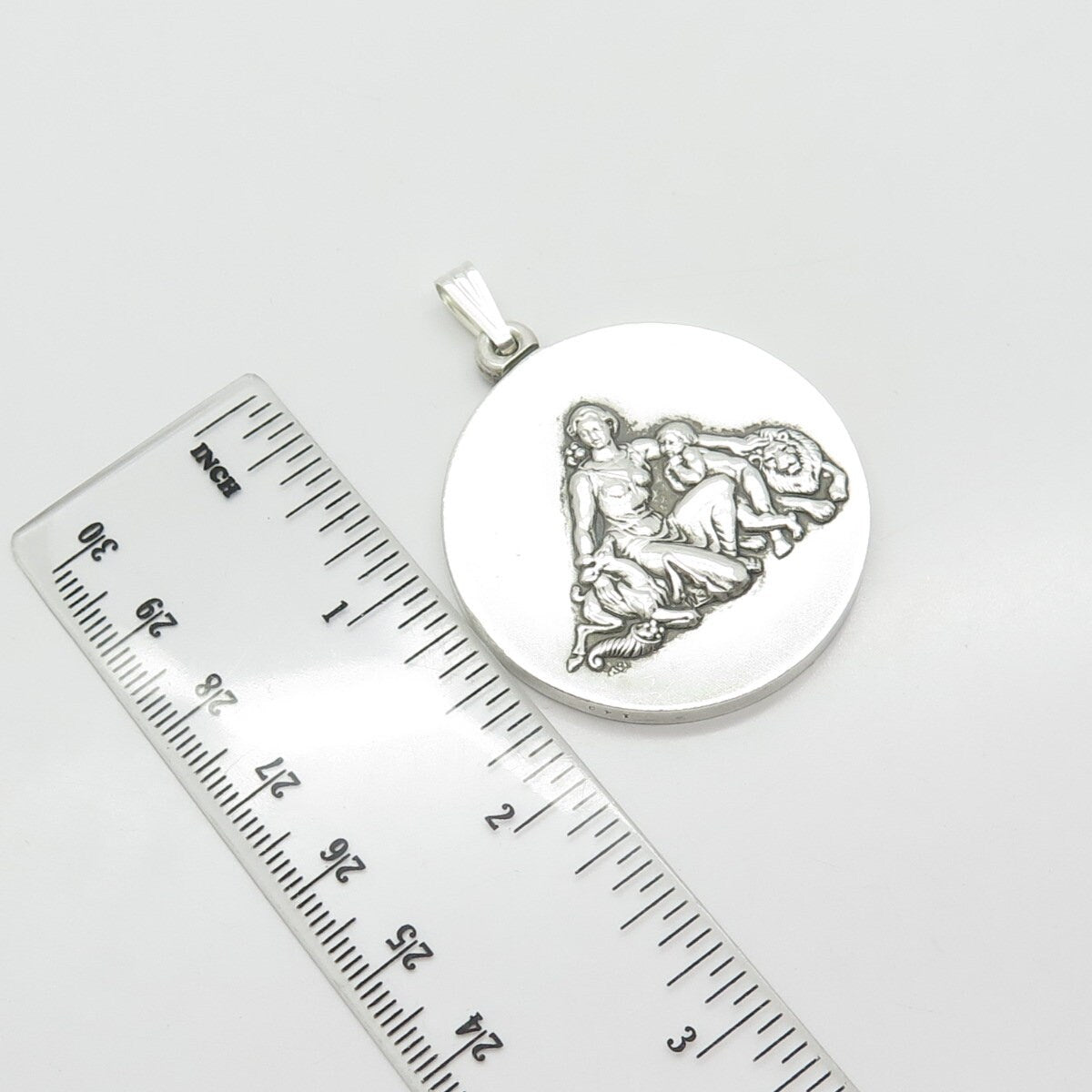925 Sterling Silver Vintage The Wittnauer Mint Mother O Mine R. Kipling Pendant