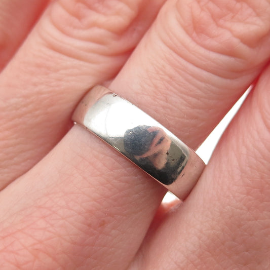 750 Silver Antique 1944 USA Philippines 50 Centavos Coin Band Ring Size 8.5