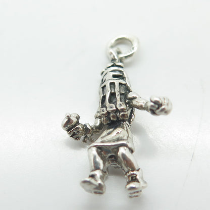 925 Sterling Silver Vintage Southwestern Indian Kachina Dancer Charm Pendant