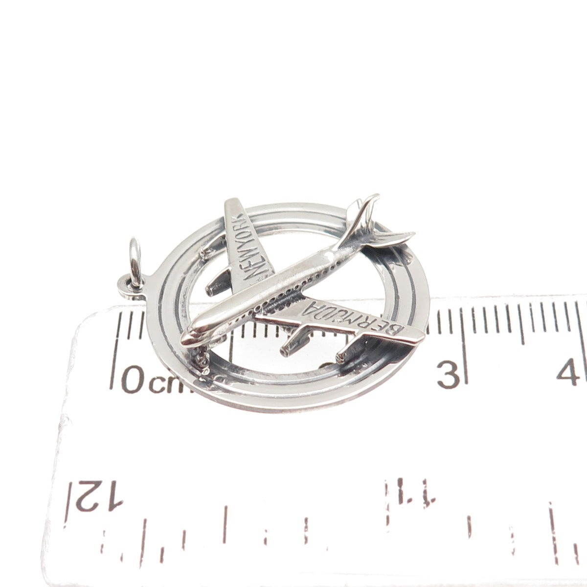 Payton Pepper & Sons Sterling Silver Vintage 1964 Birmingham Airplane Pendant
