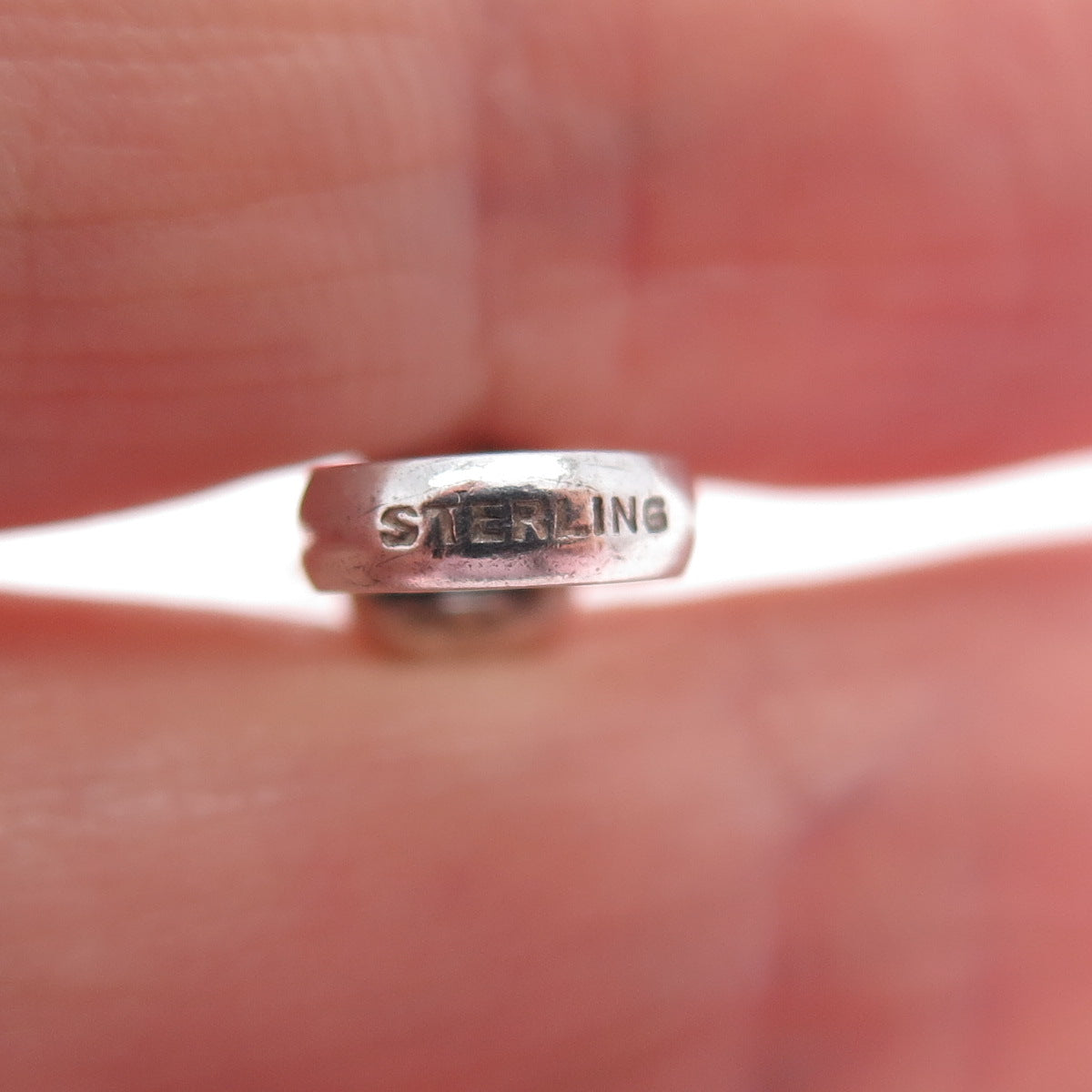 925 Sterling Silver Antique Art Deco Bracelet / Necklace Lobster Lock Clasp