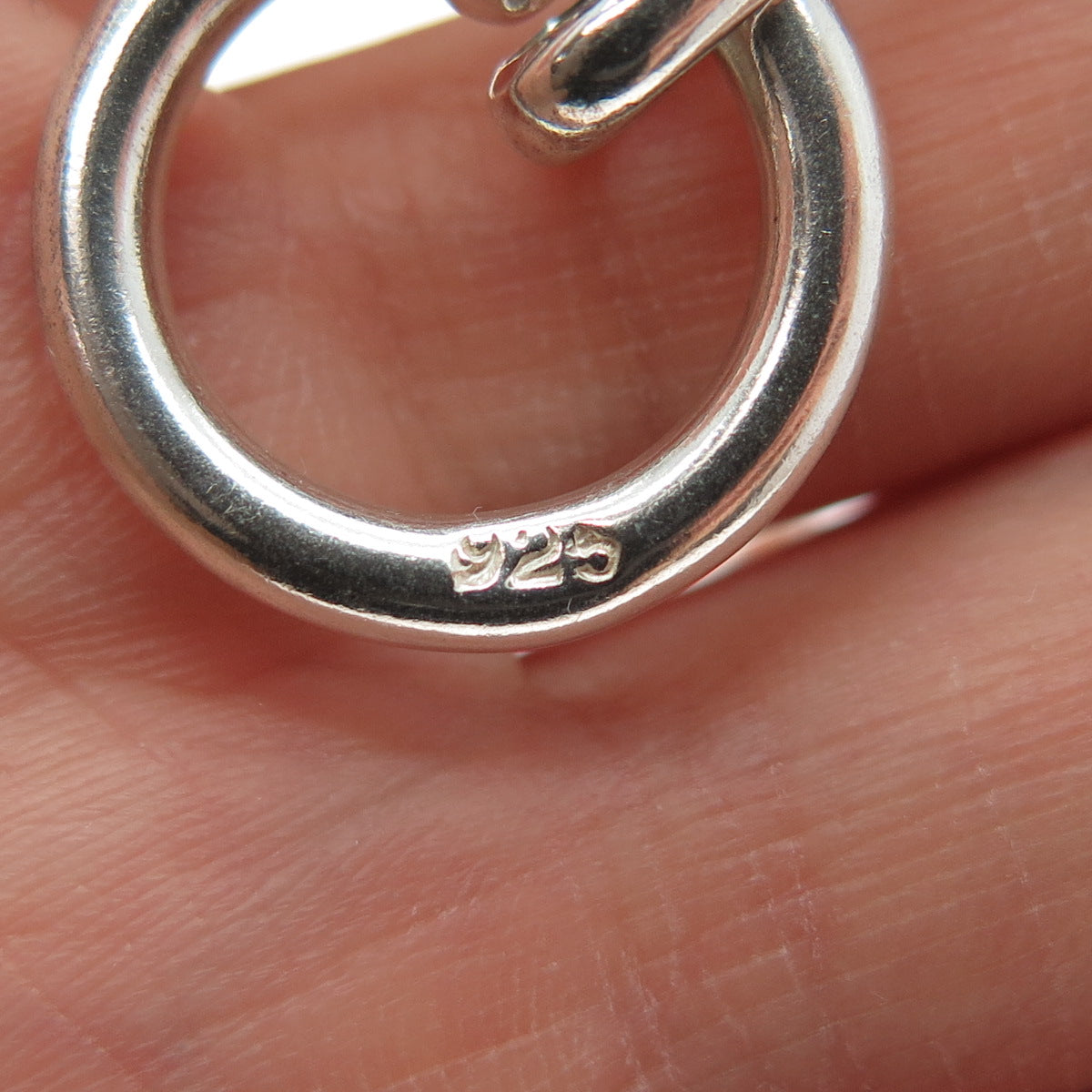 925 Sterling Silver Vintage Modernist Multi-Link Bracelet 7.75"