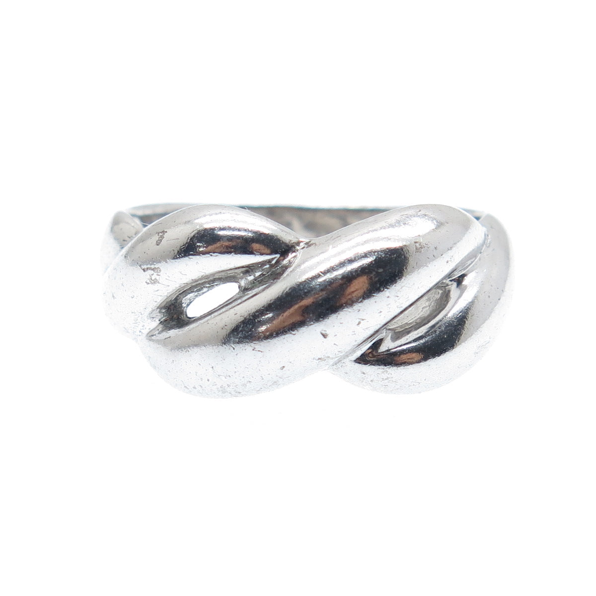 CHAPAL ZENRAY 925 Sterling Silver Vintage Infinity Ring Size 8.25