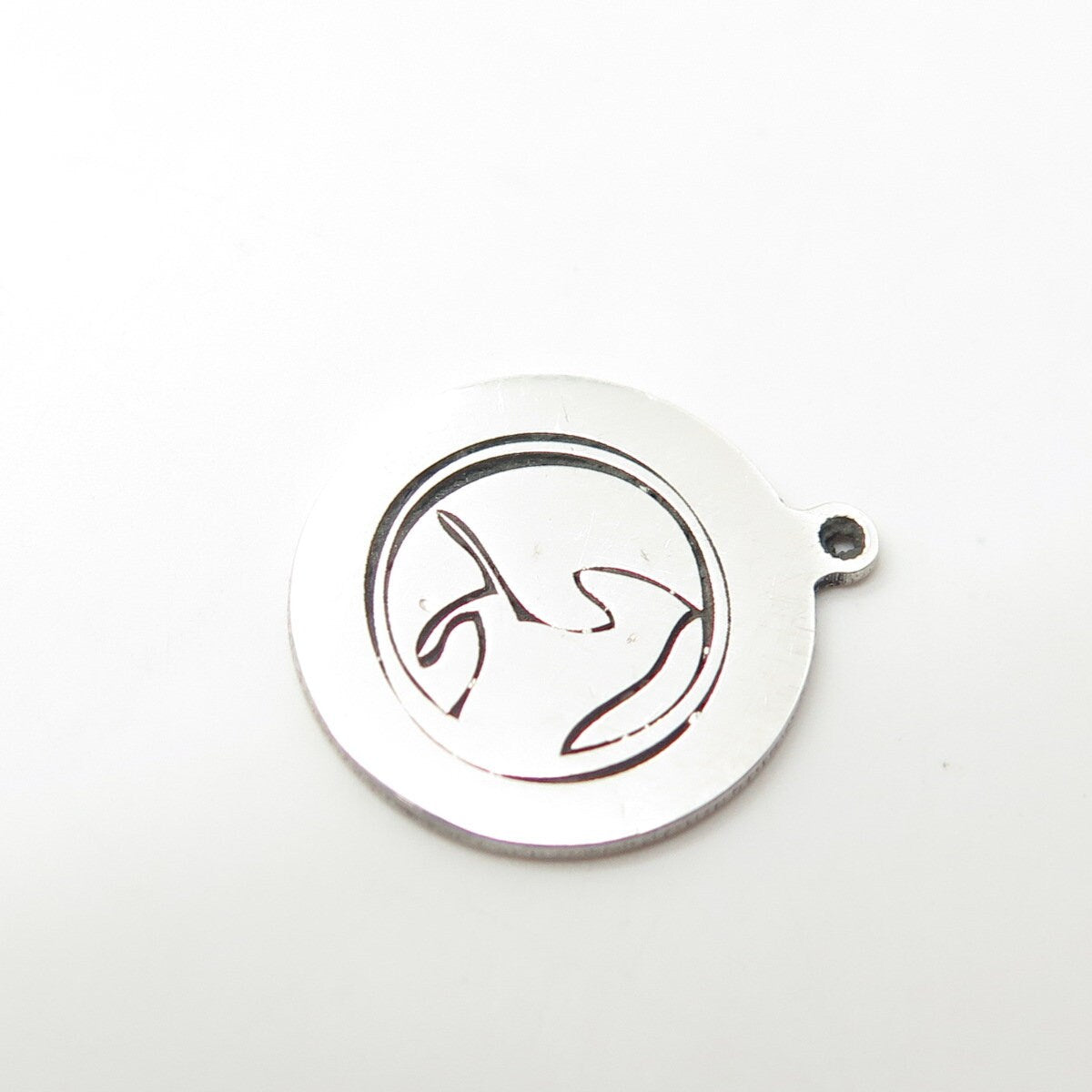 925 Sterling Silver USA Two In Town Frisky Horse Charm Pendant