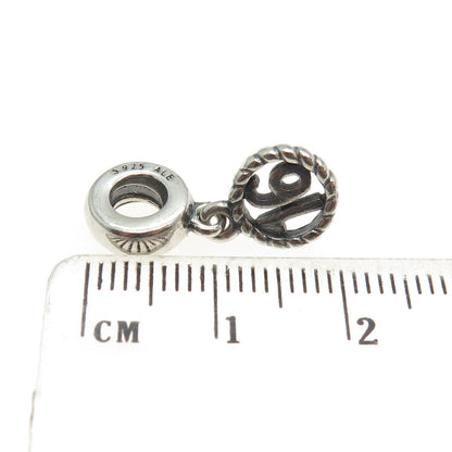 PANDORA 925 Sterling Silver Sweet "16" Dangle Charm