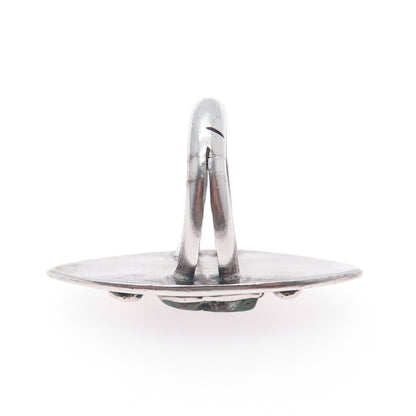 Old Pawn Sterling Silver Vintage Southwestern Royston Turquoise Ring Size 7.5