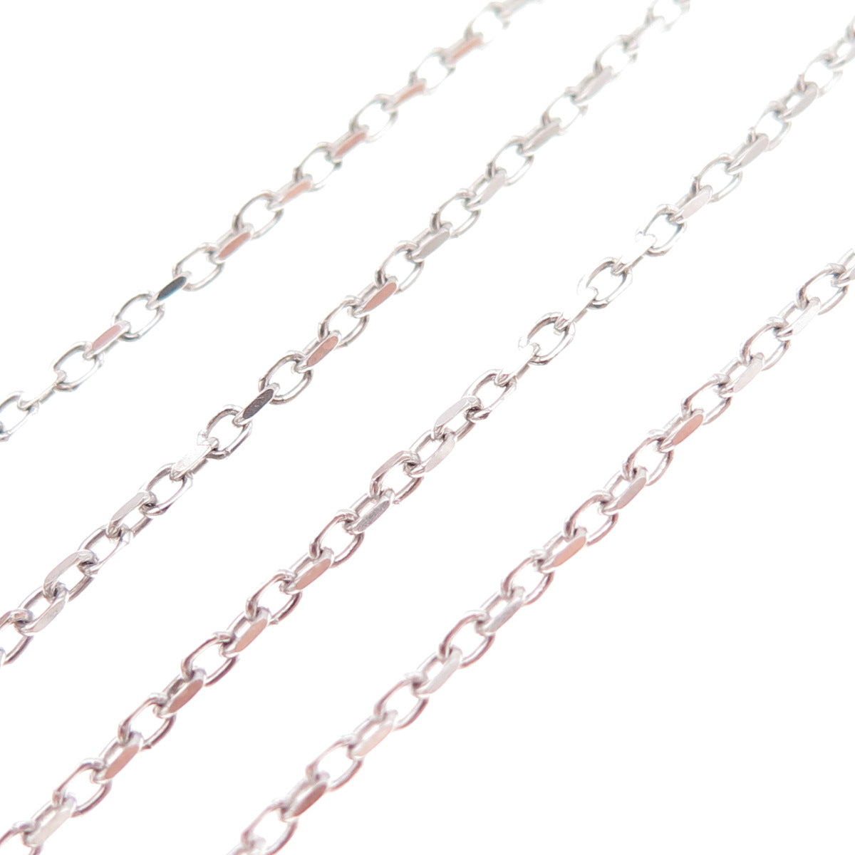 925 Sterling Silver Vintage Italy Cable Chain Necklace 16"