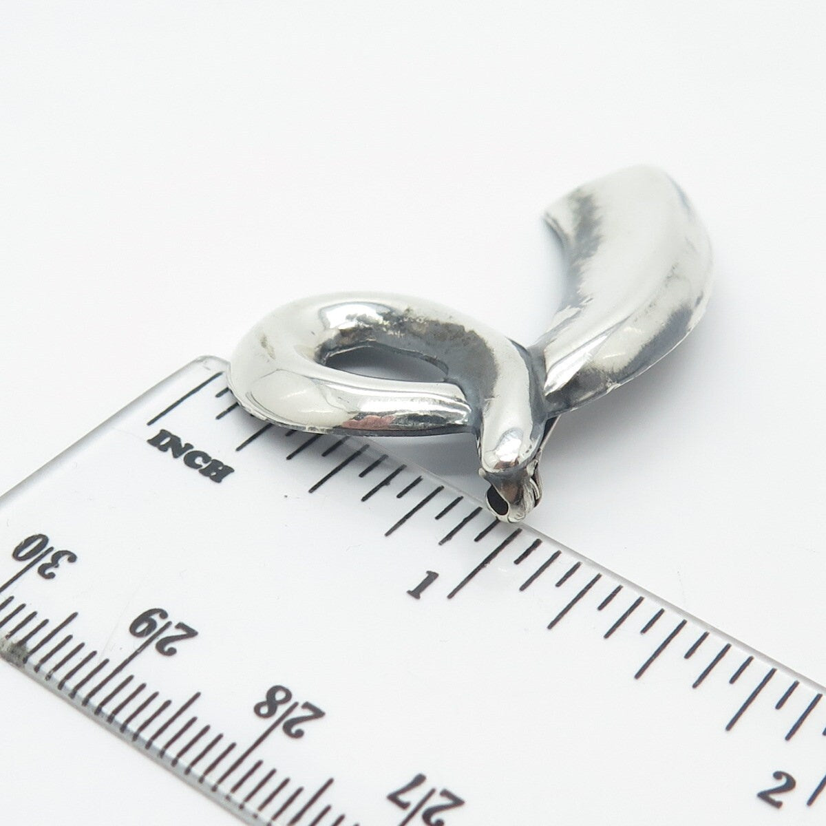 925 Sterling Silver Vintage Mexico Modernist Pin Brooch