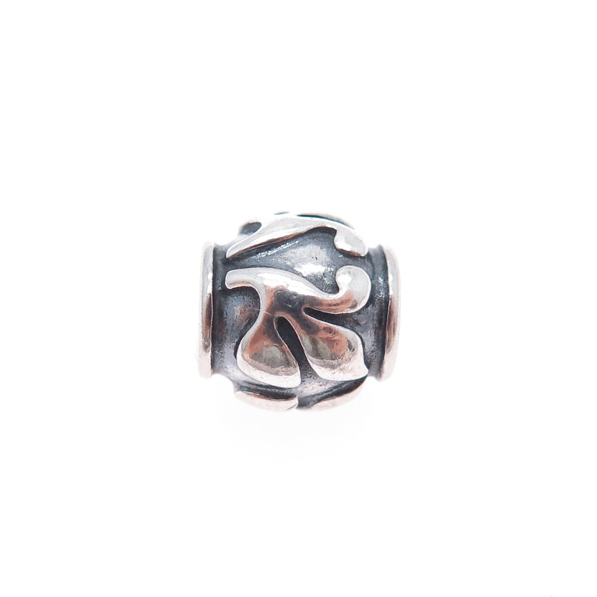 PANDORA 925 Sterling Silver Friendly Florets Slide Bead Charm