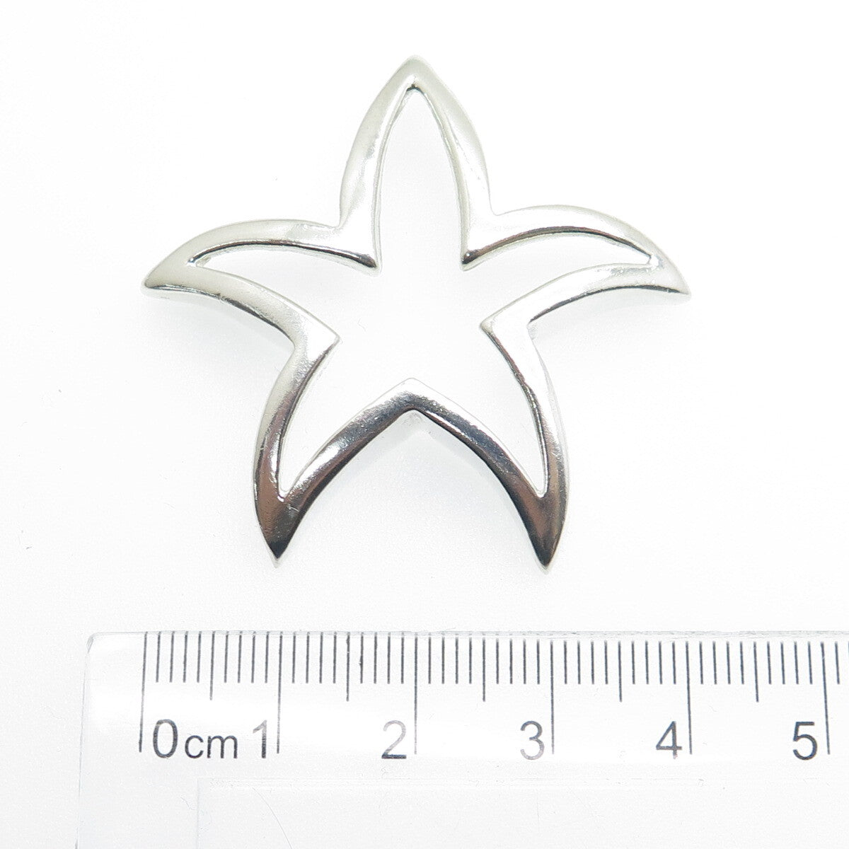 925 Sterling Silver Vintage Mexico Starfish Pin Brooch