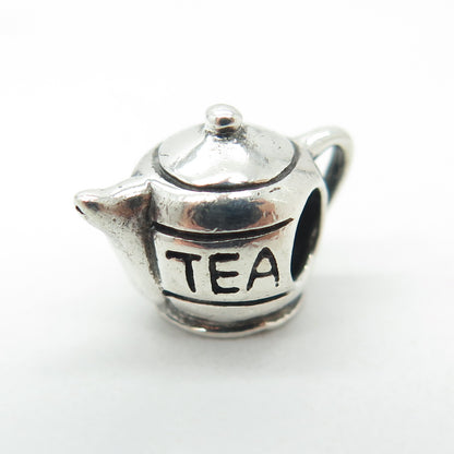 CHAMILIA 925 Sterling Silver Teapot Bead Charm