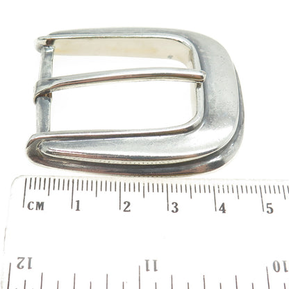 PATRICIA VON MUSULIN 925 Sterling Silver Vintage Modernist Belt Buckle