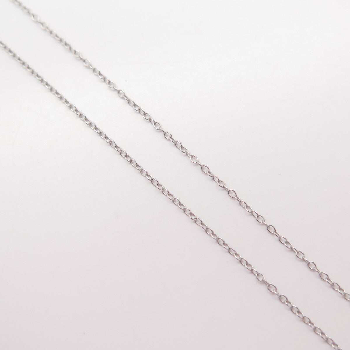 925 Sterling Silver SUN Real White Diamond Mom & Baby Heart Chain Necklace 15"