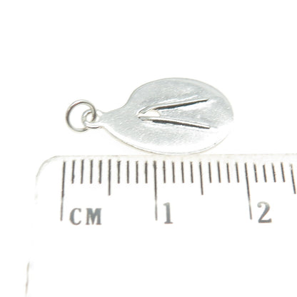 J.M. FISHER 925 Sterling Silver Vintage Art Paint Palette Charm Pendant