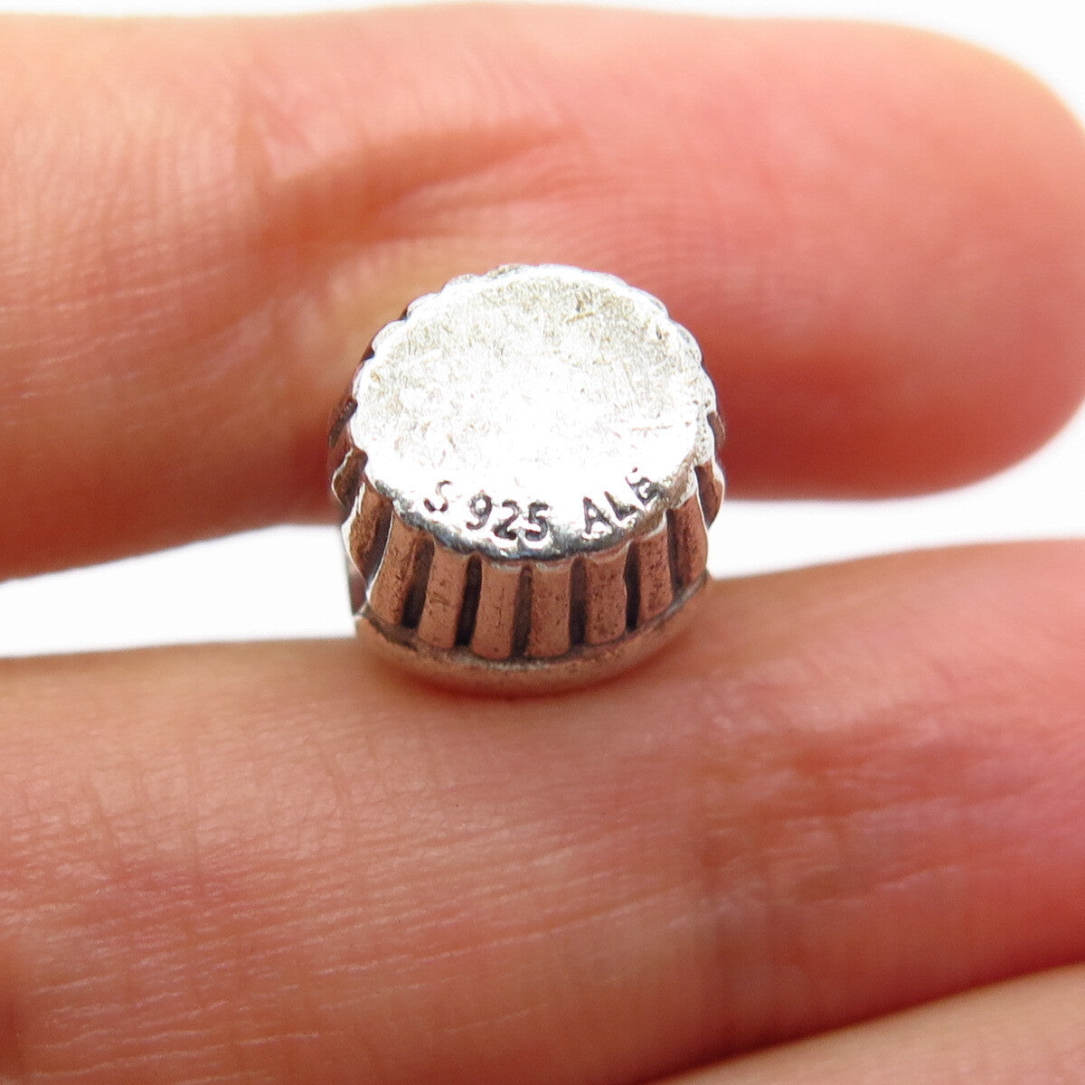 925 Sterling Silver Pandora Cake Bead Charm
