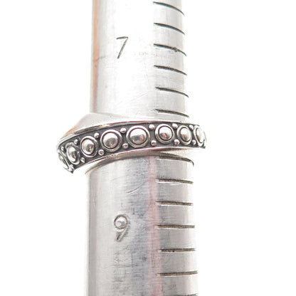 JAI by John Hardy 925 Sterling Silver Modernist Oxidized Ring Size 8.25