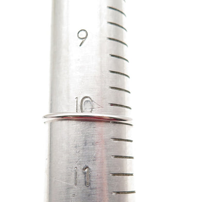 925 Sterling Silver Real Marquise-Cut Blue Topaz Ring Size 10.25