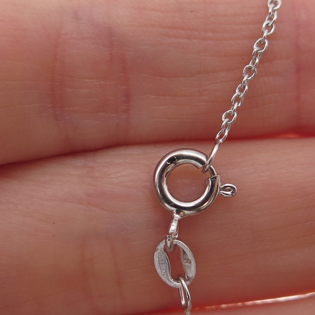 Sun 925 Sterling Silver 14K Gold Real Diamond Infinity Cable Chain Necklace 18"
