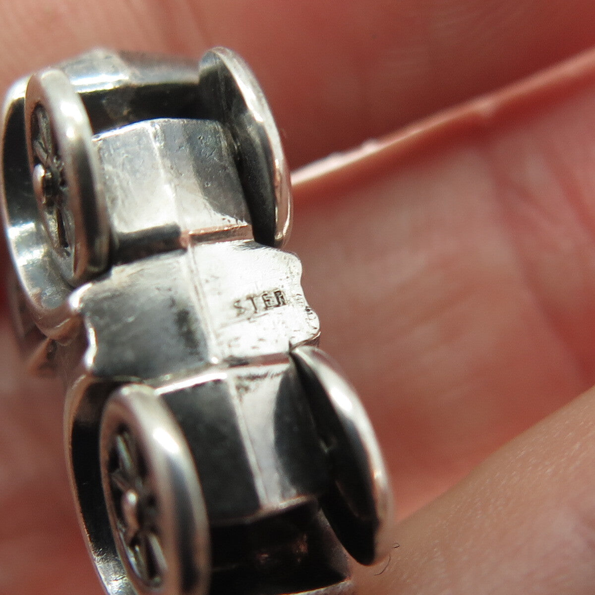 925 Sterling Silver Vintage Retro Car 3D Pendant