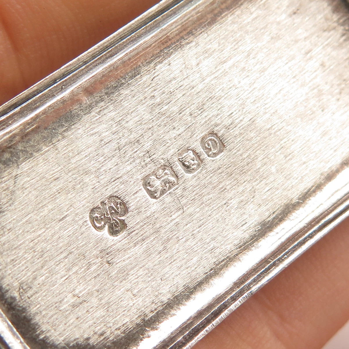 925 Sterling Silver Vintage London C. J. Vander Ltd. 1978 "Brandy" Bottle Tag