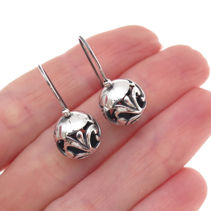 Silpada 925 Sterling Silver Vintage Simple Delight Ball Earrings